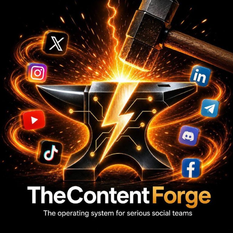 TheContentForge Explodes Onto the Scene as the AI-Powered Content OS Built for Web3’s Biggest Brands